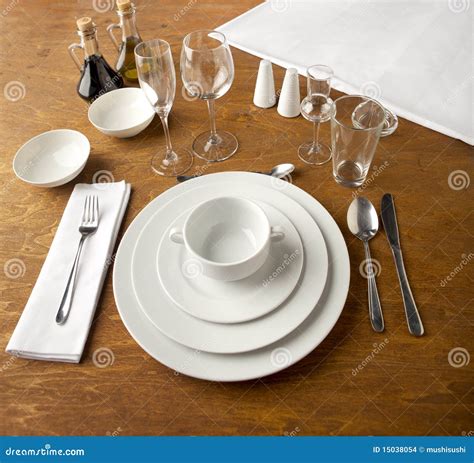 table set  stock images image