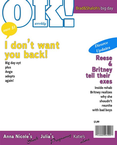 fake magazine cover