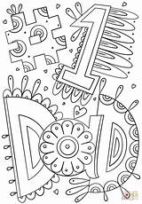 Coloring Dad Pages Doodle Printable Father Crafts Categories sketch template