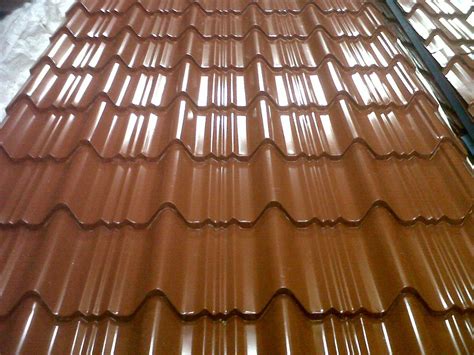 brown steel stainless steel tile profile roofing sheet rs  kg id