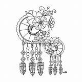 Coloring Pages Dream Dreamcatcher Native American Adult Catcher Adults Catchers Drawing Wolf Colouring Getdrawings Easy Instant Digital 1000 Getcolorings Print sketch template