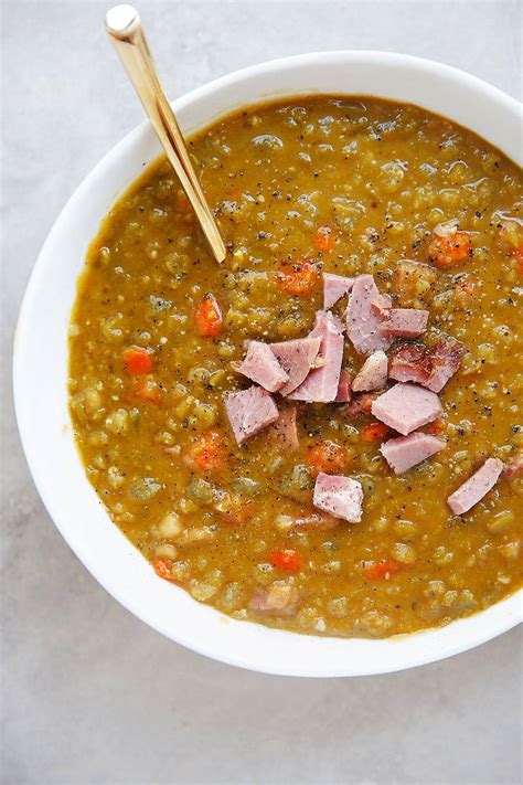 split pea soup  ham perfect  leftover ham lexis clean kitchen