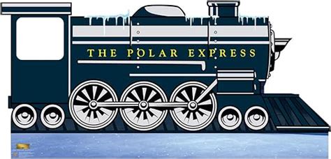 advanced graphics polar express train stand  life size cardboard