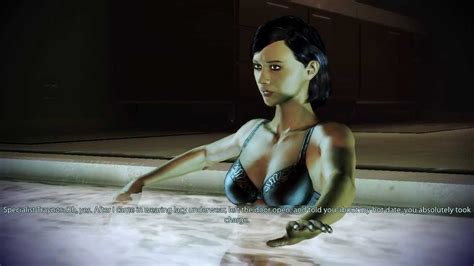 Mass Effect 3 Samantha S Hot Tub Romance Citadel Dlc Youtube