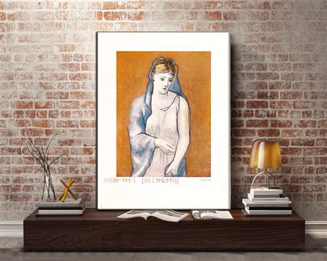 High Quality Printed Modern Abstract Lady Portrait Figure Oil Painting