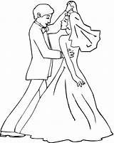 Wedding Coloring Pages Kids Print sketch template