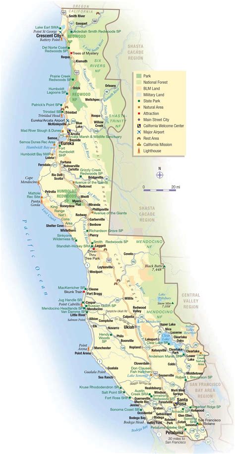northern california cities map