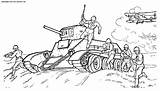 Tanks Tank Drawing Coloring Battle Getdrawings Russia sketch template