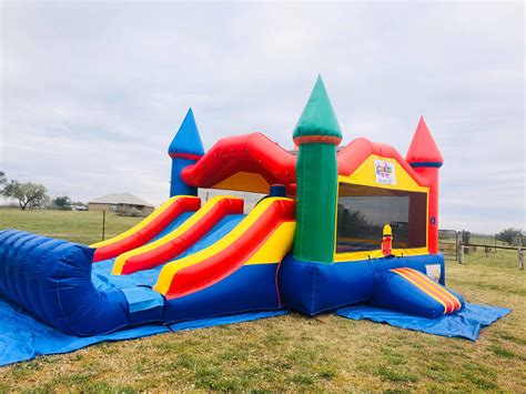 colorful bounce house  gonzalestexas