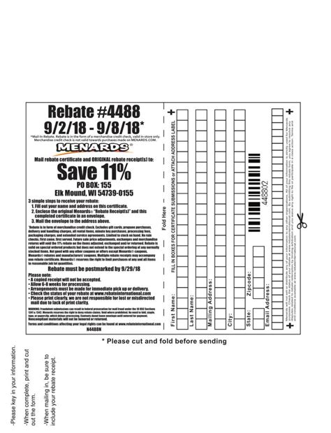 menards  rebate  purchases