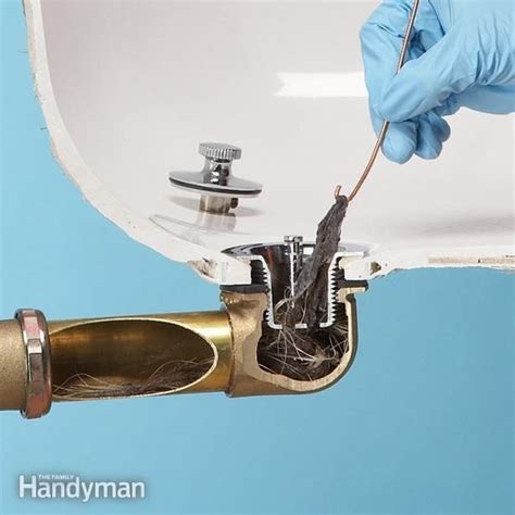 unclog  shower drain  chemicals  family handyman