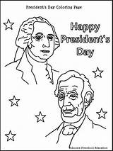 Presidents Coloring Pages President Preschool Printable Activities Crafts Kids Color Sheets Reagan Ronald Craft Facts Worksheets Washington Roosevelt Sheet George sketch template