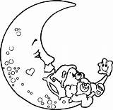 Moon Coloring Pages Crescent Phases Printable Getcolorings Shape Star Color Print Getdrawings Colorings Template sketch template