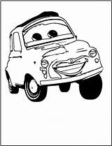 Cars Coloring Disney Pages Kids Luigi Printable Fun Book Truck Popular sketch template