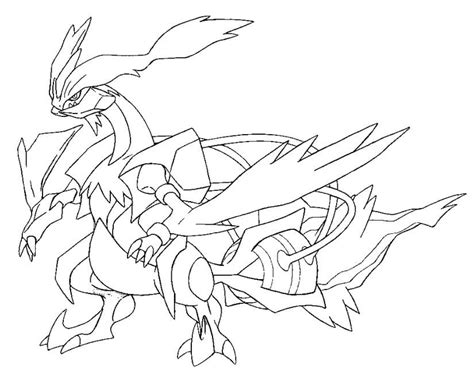 pokemon kyurem coloring page  printable coloring pages  kids