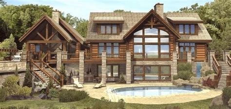 pin  gina beachy   log home floor plans luxury log cabins luxury house plans