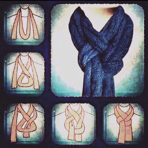 cute way to tie your scarf for winter trusper