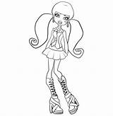 Monster High Coloring Pages Print Printable Kids sketch template