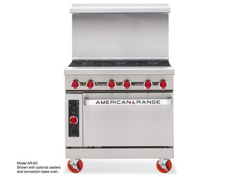burner restaurant range ar  commercial equipment  american range