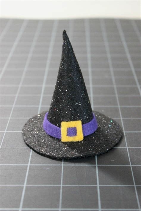 mini felt witch hat felt witch hat witch hat diy halloween hats