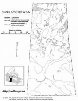 Map Outline Saskatchewan Blank Province Sk Yellowmaps sketch template