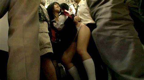 i was stuck with schoolgirls on a crowded train