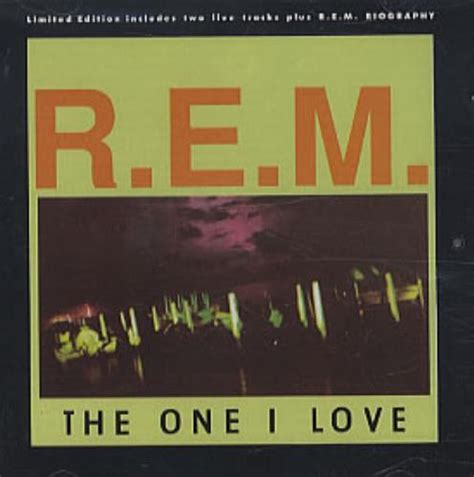 R E M The One I Love Records Lps Vinyl And Cds Musicstack