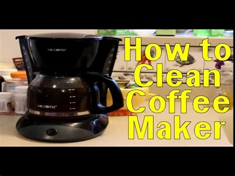 clean  bunn coffee maker youtube   deep clean bunn speed