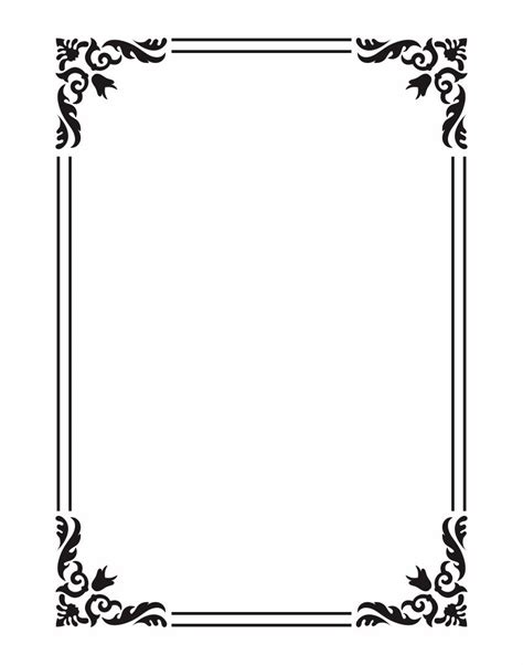 printable picture frame template  printable templates