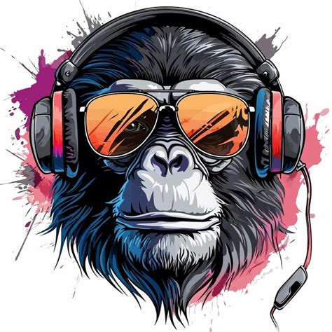 premium vector monkey art prints