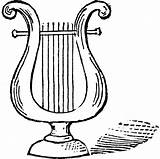 Lyre Clipart Harp Instruments Symbol Musical Ancient Music Dictionary Cliparts Instrument Apollo Clip God Etc Cabin Clipartbest String Gif Original sketch template