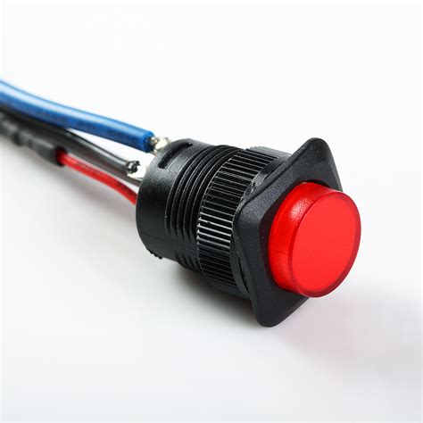 Illuminated Momentary Push Button Red On Off Switch Free Shipping Ebay
