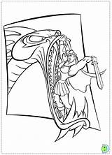 Dinokids Hercules sketch template
