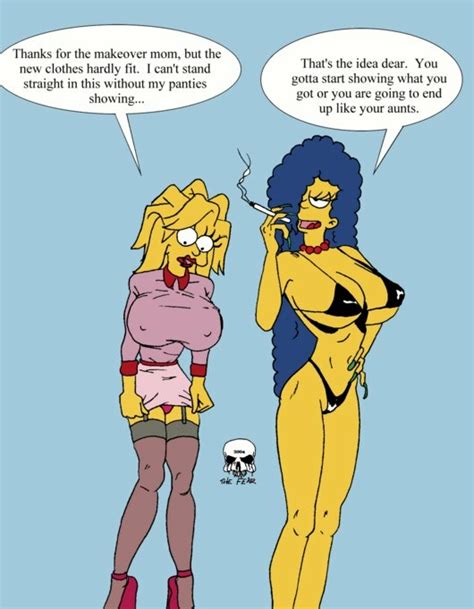pic239176 lisa simpson marge simpson the fear the simpsons simpsons porn
