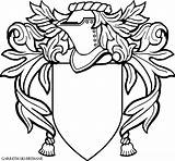 Heraldry Mantling Crest Helm Mantle Wappen Blank Heraldica Crests Heraldy Escudo sketch template