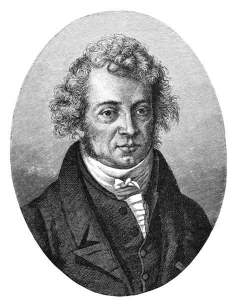 andre marie ampere   french physicist  engraving