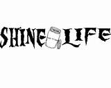Moonshine Decal Shine Vinyl Life Still Liquor Mash Alcohol Moonshiners Whiskey Redneck Truck Country American sketch template