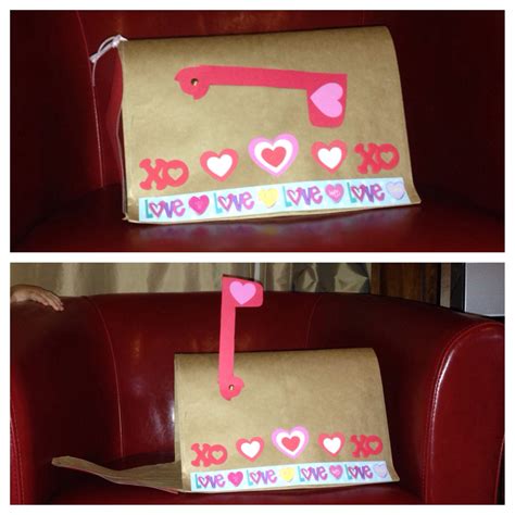 valentine mailbox    paper bag valentine crafts  kids