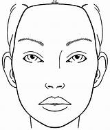 Face Coloring Pages Printable Makeup Getdrawings sketch template