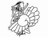 Turkey Shotgun Coloring Coloringcrew Pilgrim Girl Thanksgiving sketch template