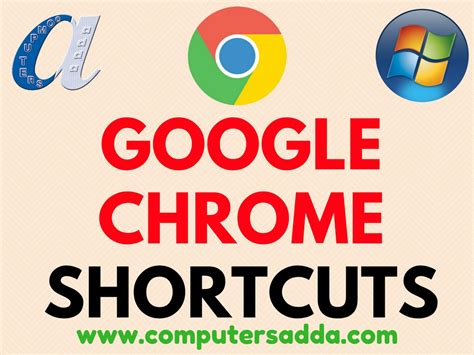 google chrome shortcut keys computersadda