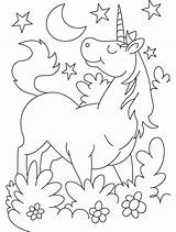 Coloring Unicorn Pages Kids Popular sketch template
