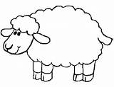 Sheep Printable Templates Clipart Template Lamb Print Coloring Pages Kids sketch template