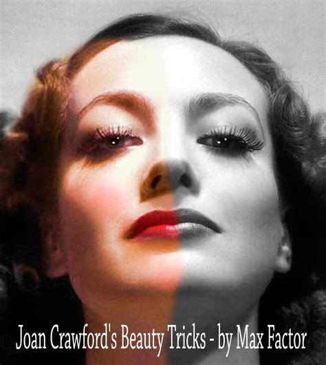 joan crawfords beauty tricks  max factor  vintage makeup guides