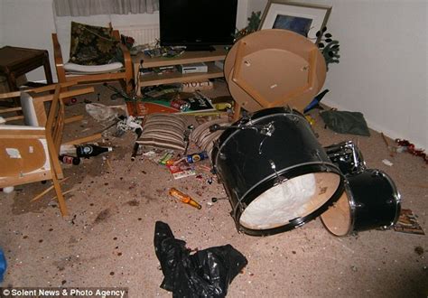 60 drug crazed teenagers trash 3 bedroom home after sleepover daily mail online