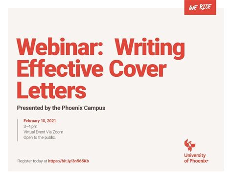 feb  webinar writing effective cover letters phoenix az patch