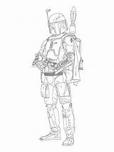 Boba Fett Drawing Coloring Pages Printable Kids Getdrawings Paintingvalley sketch template
