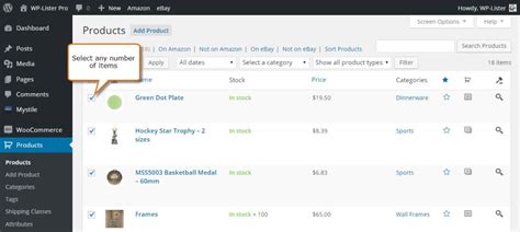 listing items  ebay wp lab