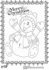 Coloring Pages Snowman Christmas Printable Snowmen Decoration sketch template