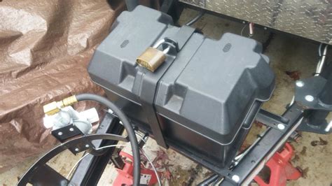 rv battery lock  volt lance owners  america